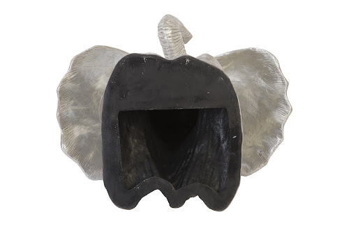 Phillips Collection Elephant Wall Art Resin Silver Leaf Accent