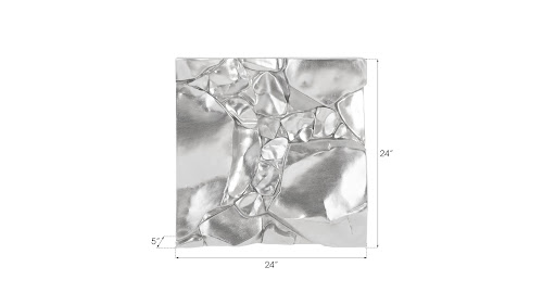 Phillips Collection Cairn Wall Tile Silver Accent