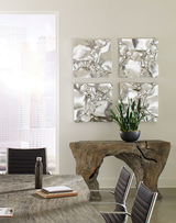 Phillips Collection Cairn Wall Tile Silver Accent
