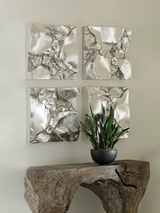Phillips Collection Cairn Wall Tile Silver Accent