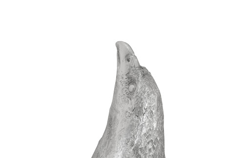 Phillips Collection Soaring Eagle Wall Art Resin Silver Leaf LG Accent