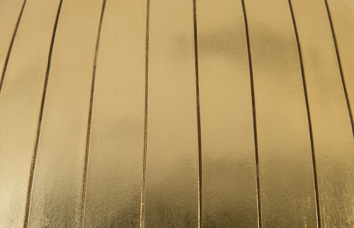 Phillips Collection Fashion Faces Wall Art Large Pout Black and Gold Leaf Accent