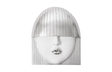 Phillips Collection Fashion Faces Wall Art Large Kiss White and Silver Leaf Accent