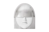 Phillips Collection Fashion Faces Wall Art Large Pout White and Silver Leaf Accent