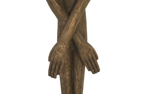 Phillips Collection Lloyd Wall Sculpture Resin Bronze Finish Accent