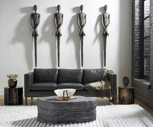 Phillips Collection Lloyd Wall Sculpture Resin Bronze Finish Accent