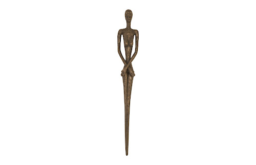 Phillips Collection Lottie Wall Sculpture Resin Bronze Finish Accent