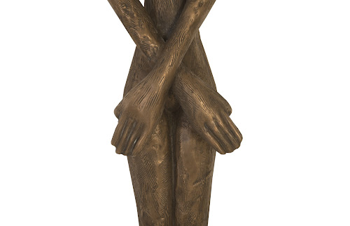Phillips Collection Lottie Wall Sculpture Resin Bronze Finish Accent