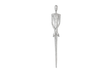 Phillips Collection Lloyd Wall Sculpture Resin Silver Leaf Accent
