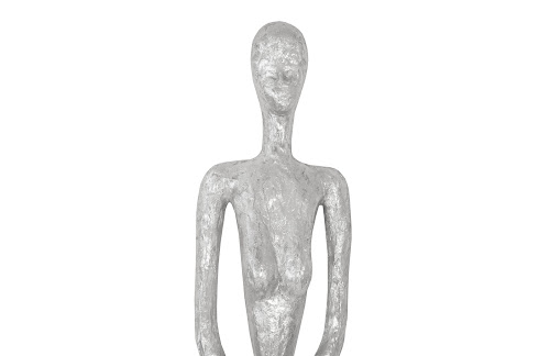 Phillips Collection Lottie Wall Sculpture Resin Silver Leaf Accent