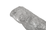 Phillips Collection Parrot Looking Left Wall Art Resin Silver Leaf Accent