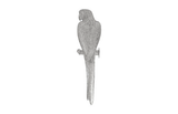 Phillips Collection Parrot Looking Left Wall Art Resin Silver Leaf Accent