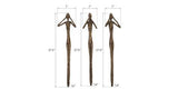 Phillips Collection See, Speak, Hear No Evil Wall Art Resin Bronze Set Of 3 Accent