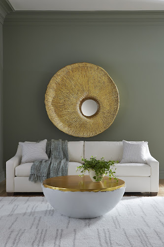Phillips Collection Convergence Resin Gold Leaf Mirror