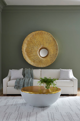 Phillips Collection Convergence Resin Gold Leaf Mirror