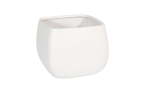 Phillips Collection Swell Large White Planter