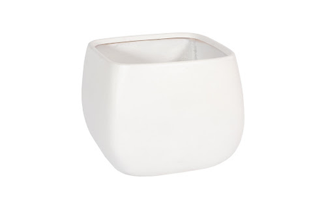 Phillips Collection Swell Large White Planter