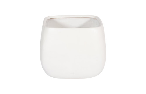 Phillips Collection Swell Large White Planter