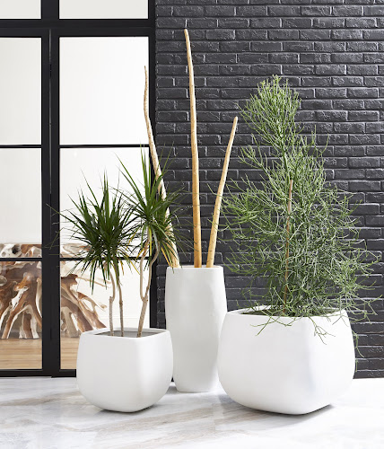 Phillips Collection Swell Large White Planter