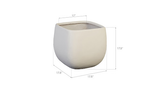 Phillips Collection Swell Small White Planter