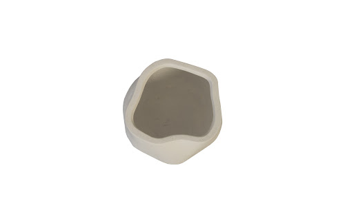 Phillips Collection Amorphous Small White Planter
