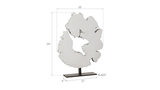 Phillips Collection Lava Slice Sculpture on Stand Resin Stainless Steel Tabletop