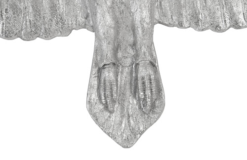 Phillips Collection Soaring Eagle Wall Art Resin Silver Leaf SM Accent