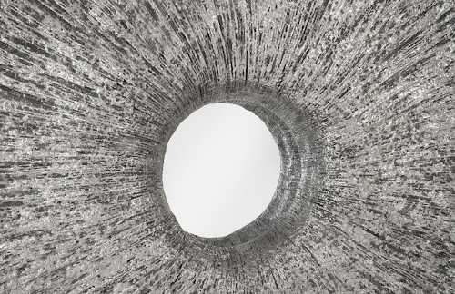 Phillips Collection Convergence Resin Silver Leaf Mirror