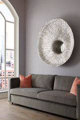 Phillips Collection Convergence Resin Silver Leaf Mirror