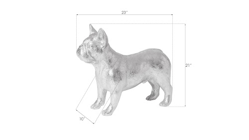 Phillips Collection French Bulldog Silver Accent