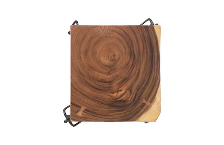 Phillips Collection Atlas Chamcha Wood/Metal Natural Side Table