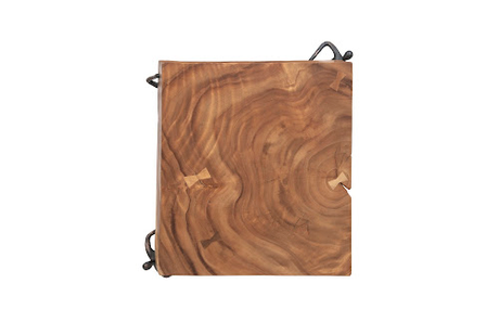 Phillips Collection Atlas Chamcha Wood/Metal Natural Side Table