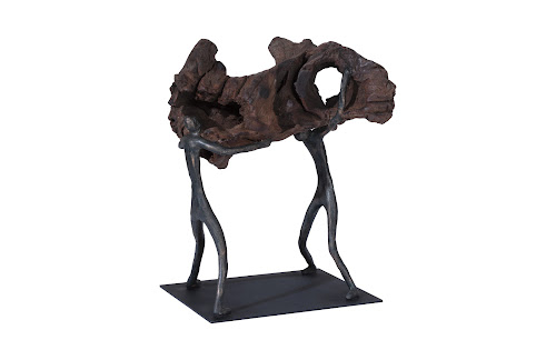 Phillips Collection Atlas  Sculpture Freeform High Lift With Base Tabletop