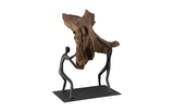 Phillips Collection Atlas  Sculpture Freeform High Lift With Base Tabletop