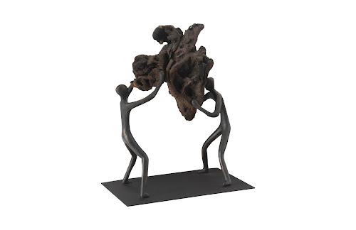 Phillips Collection Atlas  Sculpture Freeform High Lift With Base Tabletop