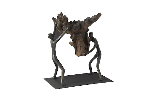Phillips Collection Atlas  Sculpture Freeform High Lift With Base Tabletop