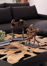 Phillips Collection Atlas  Sculpture Log Lift With Base Tabletop