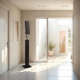 Phillips Collection Atlas Pole Sculpture Black Accent