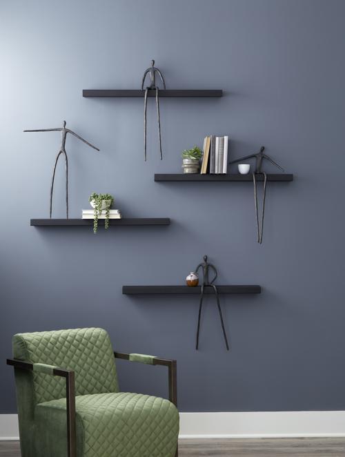 Phillips Collection Moveable Man On Short Shelf, Sitting B Accent