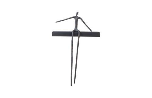 Phillips Collection Moveable Man On Short Shelf, Sitting C Accent