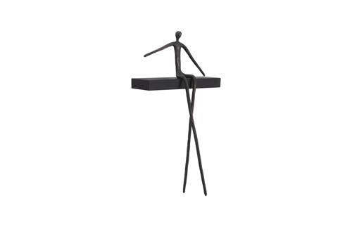 Phillips Collection Moveable Man On Short Shelf, Sitting C Accent
