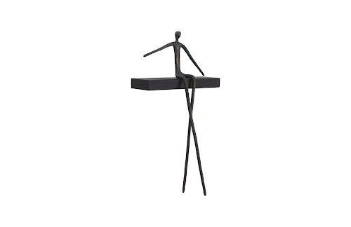 Phillips Collection Moveable Man On Short Shelf, Sitting C Accent