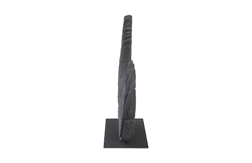 Phillips Collection Swoop  Sculpture, Black Wood Small Tabletop