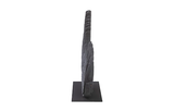 Phillips Collection Swoop  Sculpture, Black Wood Small Tabletop