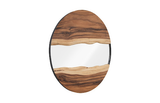 Phillips Collection River , Natural Round Mirror