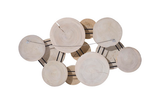 Phillips Collection Clouds Wall Art Bleached Finish Accent