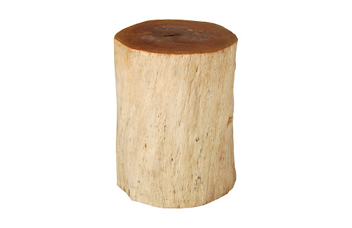 Phillips Collection Round Wood Assorted Styles Stool