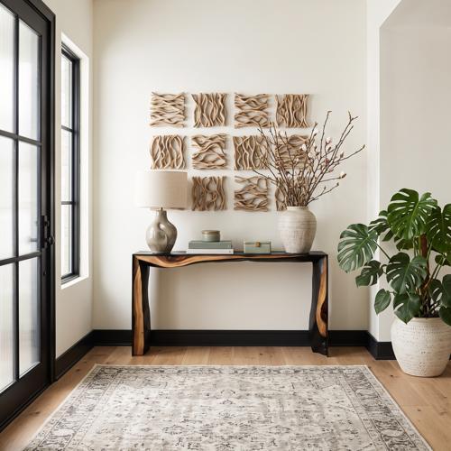 Phillips Collection Vine Wall Tile Brown Wall Art