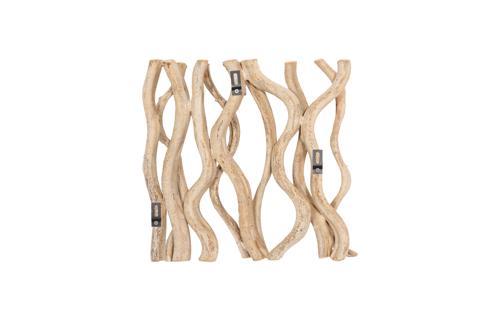 Phillips Collection Vine Wall Tile Brown Wall Art
