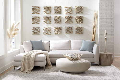 Phillips Collection Vine Wall Tile Brown Wall Art